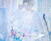 Girl with Earrings - 弗雷德里克·卡尔·弗里塞克